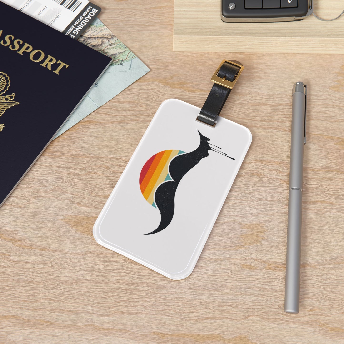 Drippy Stache Luggage Tag